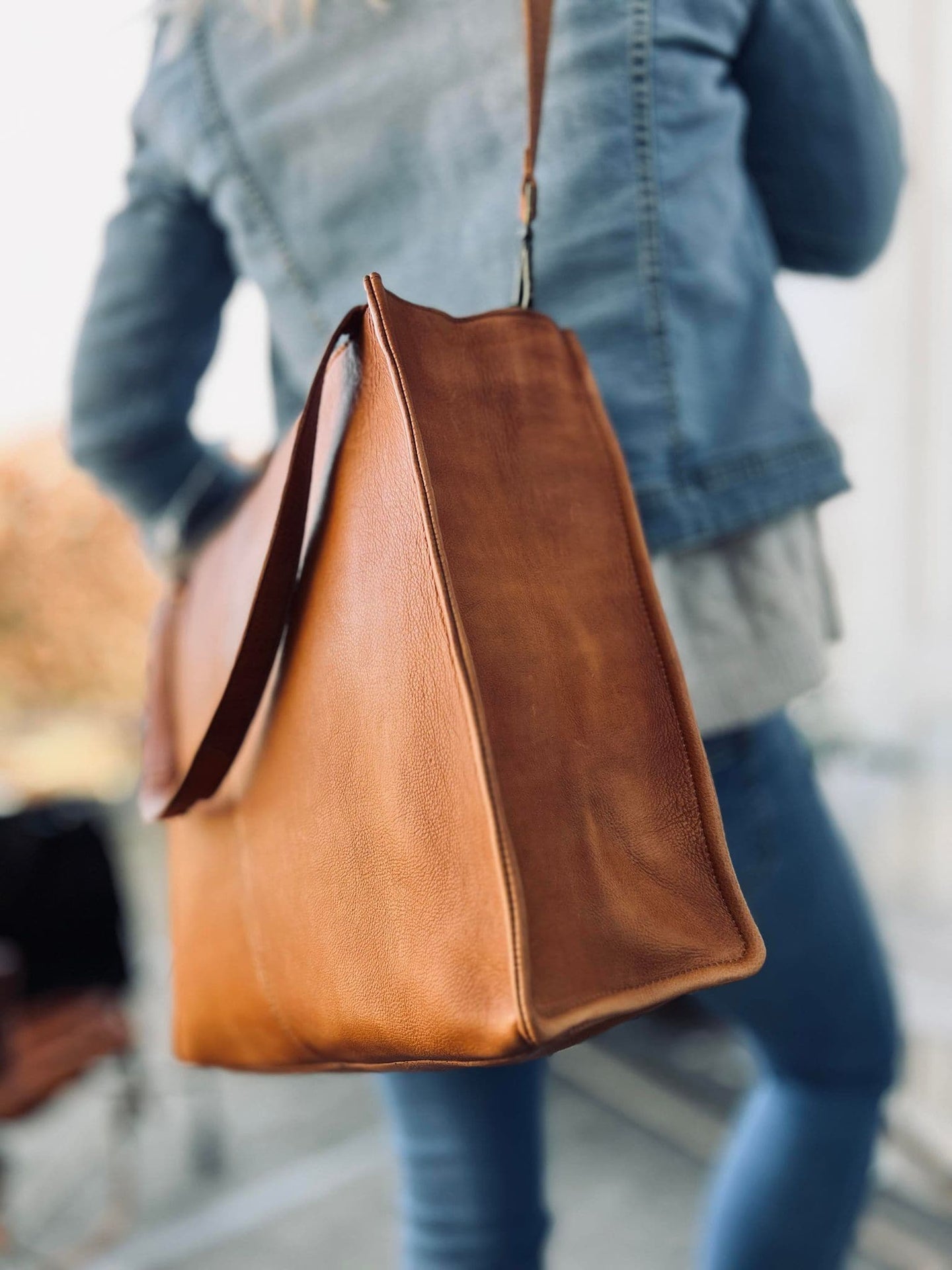 Work / Shopper - Lisa Cognac - VIAMAJA.DK