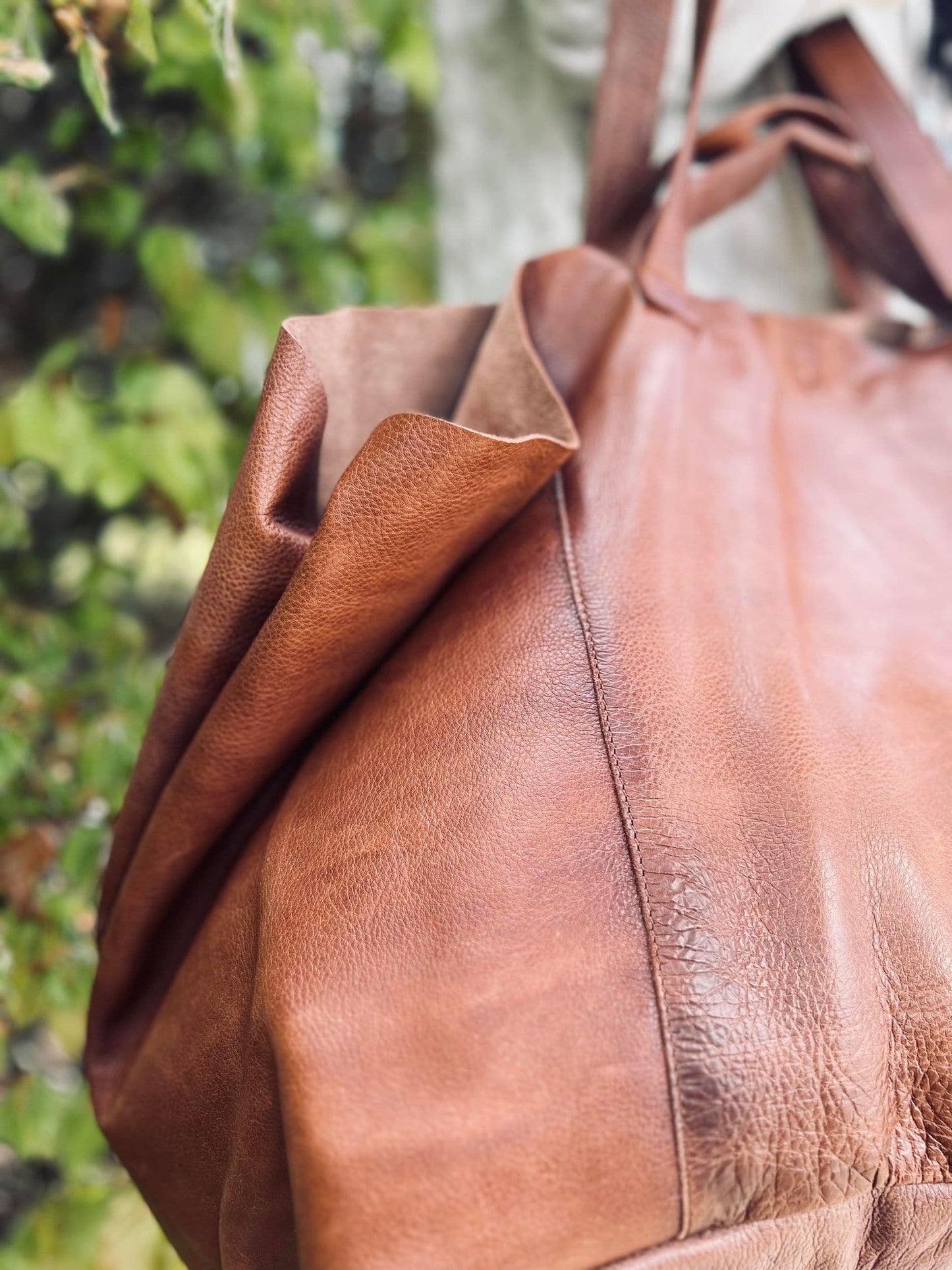 XL KAYA Shopper - Walnut - VIAMAJA.DK